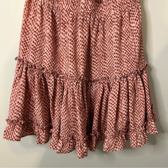 Buddy Love Ray Red Patterned Mini Dress - Picture 3 of 7